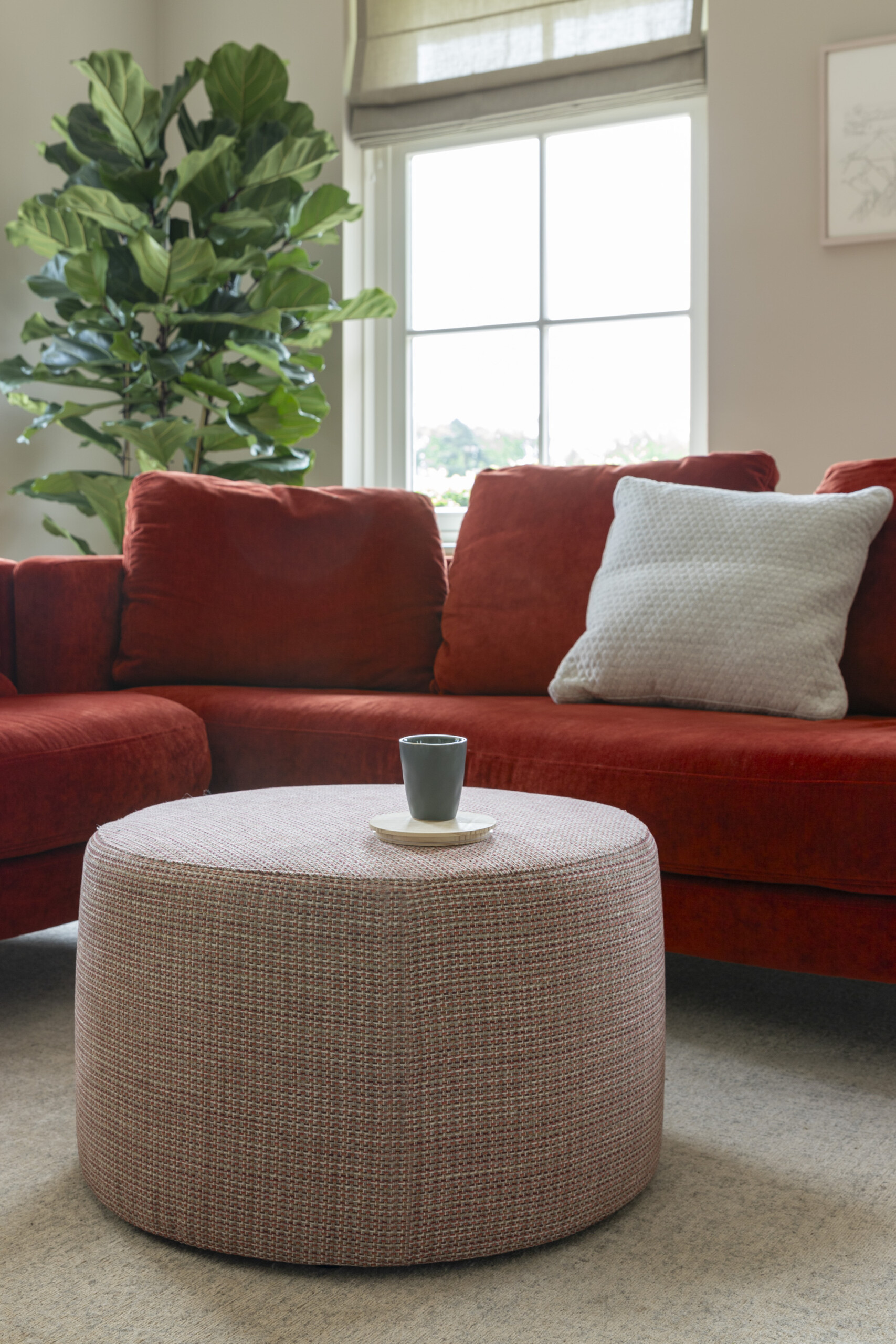 Poef Kravet stof Pleun